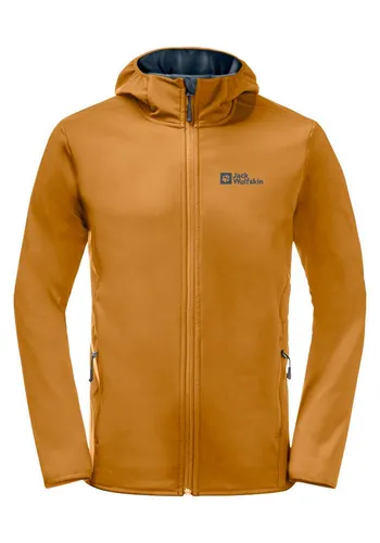 Jack Wolfskin Softshelljacke BORNBERG HOODY - Funktionsjacke für Trekking und Wandern, winddicht und wasserabweisend, ideal für aktive Outdoor-Abenteuer in der Größe XXXL.