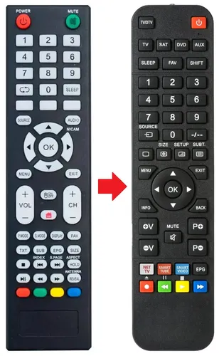 Fernbedienung geeignet für QBELL QT49K02-V-2 | QT49K02V2