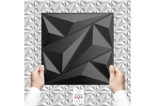 IKHEMalarka 3D Wandpaneel 3D Paneele PVC Kunststoffpaneele 30x30cm, BxL: 30,00x30,00 cm, 0,09 qm, (0,09m², 1 Stück) 3D Optik Gamin Room Paneele