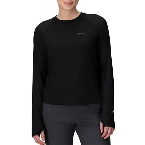 Marmot Windridge Langarmshirt für Damen, Schwarz, S