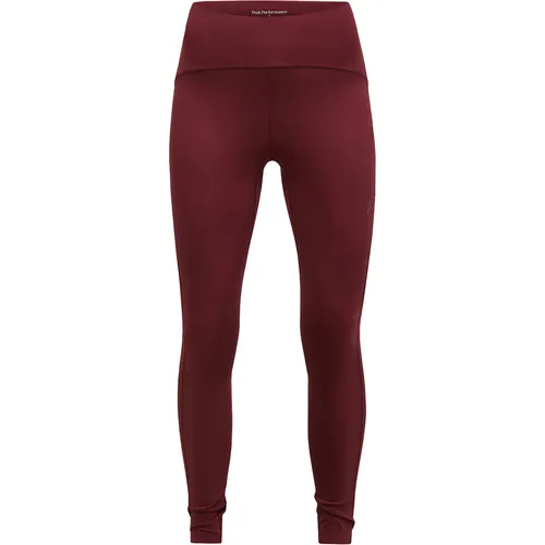 Peak Performance Light TightsDamen LaufhosenWandern Wasserabweisend DWR Imprägnierung Größe L rot
