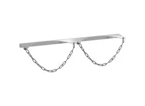 eurokraft basic Gasflaschen-Wandhalterung, für 2 Flaschen, Ø max. 320 mm, ab 5 Stk