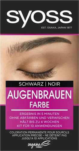 Syoss Augenbrauen Kit Schwarz Stufe 3 in schwarz von Syoss