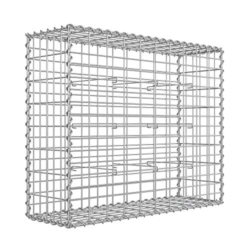 SONGMICS Gabionenkorb 100 x 80 x 30 cm von SONGMICS