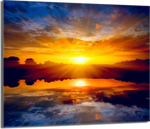 Glasschutzplatte für den Herd 60x52 Sun