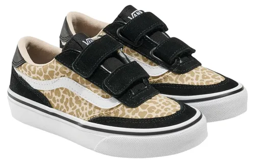 Vans Brooklyn LS V, Schwarz, Größe 47 - Klassische Vans Sneakers im Court-Stil mit sportlicher Zehenkappe. Der Klettverschluss sorgt für einfachen Einstieg, während die original Waffel-Laufsohle für optimalen Halt und Komfort im Alltag sorgt.