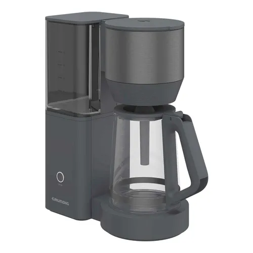 Grundig Kaffeeautomat 1,25L KM 7340 Dark Inox - Kaffeemaschine mit 1,25L Fassungsvermögen, elegantes Dark Inox Design und praktische automatische Abschaltung für sicheren Genuss.