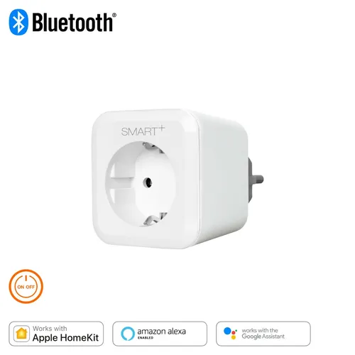 OSRAM Smart+ Plug, Bluetooth Steckdose für Smart Home - Smart Plug für die einfache Steuerung von Geräten, kompatibel mit Alexa und Google Home, ideal für Ihr vernetztes Zuhause.