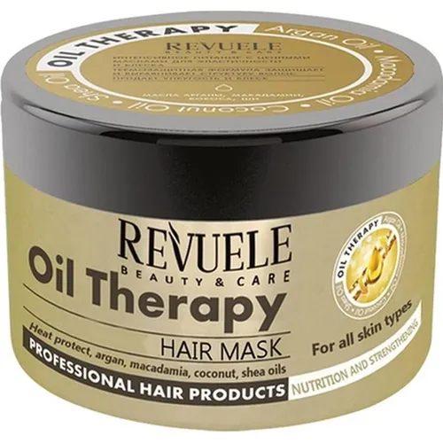 Revuele Oil Therapy Hair Mask mit Argan-, Macadamia-, Kokosnuss- und Shea-Öl 500ml (500 ml) (49954467)