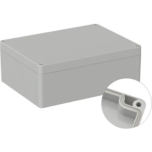 TRU COMPONENTS  TC-9065640 Industrie-Gehäuse 200 x 150 x 75  ABS  Lichtgrau (...