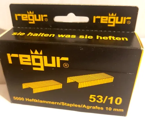 Tacker  Klammern  53  /  530  .   5000 Stück   10 mm  11,4mmx0,75mm   REGUR