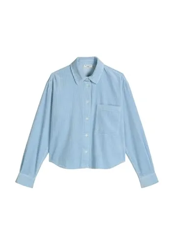 Marc O'Polo DENIM Langarmbluse Cordbluse loose fit mit Bubble-Struktur - Vielseitige Langarmbluse für jeden Anlass. Der robuste Cordstoff sorgt für Komfort und Stil, während der lockere Schnitt Bewegungsfreiheit bietet. Perfekt kombinierbar für Büro oder Freizeit.