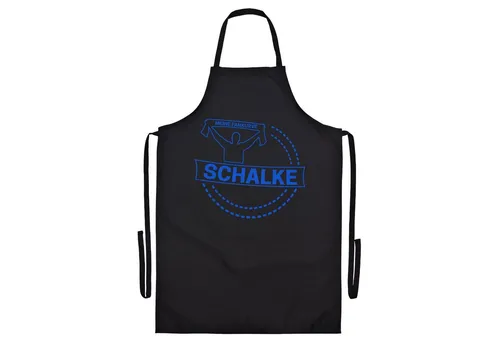 multifanshop Grillschürze Schalke - Meine Fankurve - Grillschürze für Schalke-Fans, hochwertig und langlebig, ideal für Grillabende oder als Geschenk für jeden Fan.