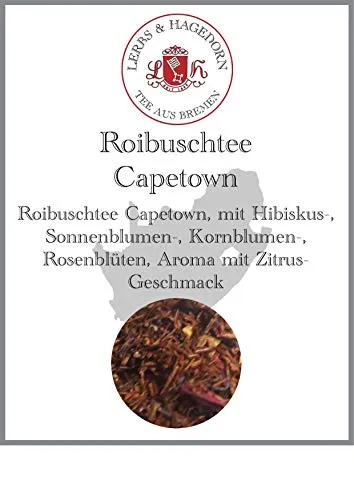 Lerbs & Hagedorn, Kräutertee Fit und schlank | 250g ca. 21 Liter Gojibeeren, Guaranapulver, Mate, Sonnenblumenblüten, Johannisbeeren, Schlehdornbeeren