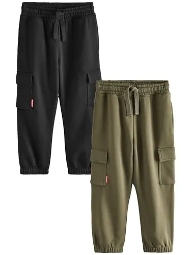 Next Cargo-Jogginghose 2er-Pack - Praktische Cargo-Jogginghose im 2er-Pack. Ideal für den Alltag, pflegeleicht und bequem. Maschinenwäsche bis 40 °C, für einen unkomplizierten Einsatz.