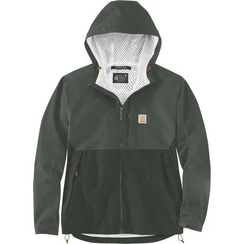 Carhartt Kurzjacke Relaxed Fit 105751 - Jacke mit Wind Fighter™ und Storm Defender™ Technologie, wasserdicht und atmungsaktiv. Ideal für Outdoor-Aktivitäten bei jedem Wetter.