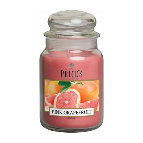 Prices Candles - Duftkerze Pink Grapefruit - 630g Bonbonglas 31,59 EUR/kg