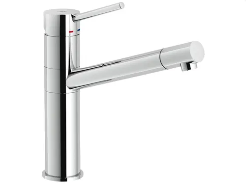 Systemceram Snow Chrom Hochdruckarmatur - 360° Schwenkbereich - Hochwertige Armatur mit 360° Schwenkbereich für maximale Flexibilität in der Küche. Elegantes Design in Chrom für eine stilvolle Umgebung.