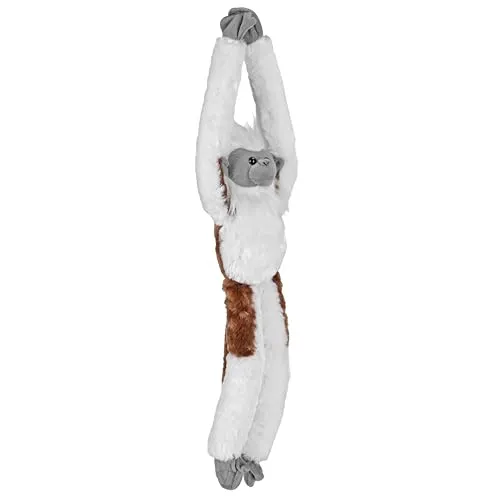 Wild Republic Kuscheltier - Lisztaffe Hanging Monkey - Kuscheltiere – Weich, nachhaltig und mit Klettverschlüssen zum Hängen. Der perfekte Kuschelpartner für kleine und große Fans!