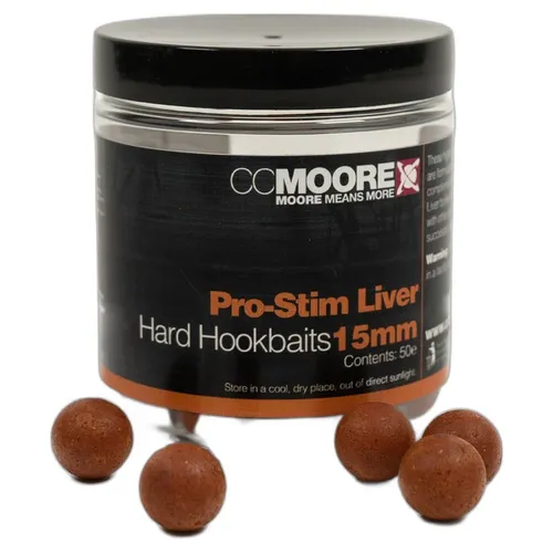 CC Moore Pro-Stim Liver Hard Hookbaits 15mm - 114g Boilies 83,25€/1kg
