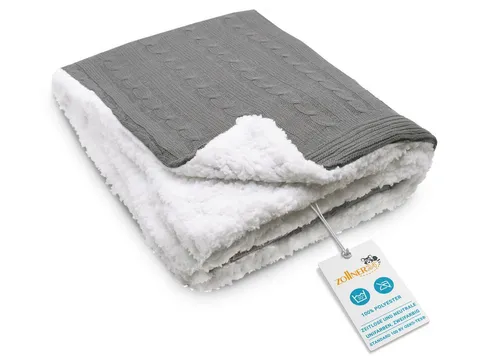 ZOLLNER24 Wohndecke, 150 x 200 cm, weiche Wendedecke - Kuschelige Bettdecke aus 100% Polyester und Polyacryl, ideal für gemütliche Stunden im Wohnzimmer oder Schlafzimmer. Pflegeleicht und perfekt für drinnen und draußen – genießen Sie entspannte Momente!
