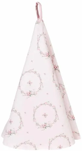 Clayre & Eef FEB48-1 Geschirrtuch Rosa Ø 80 cm in pink von Clayre & Eef