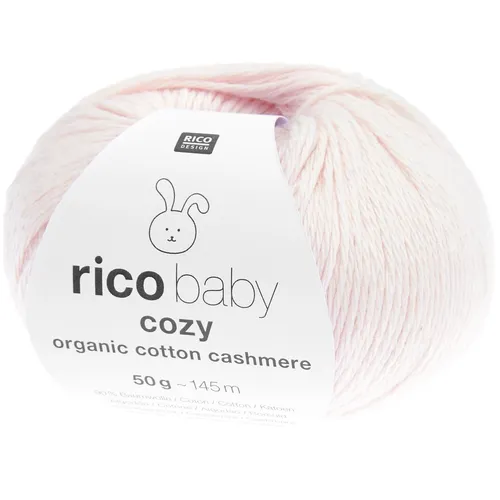 Wolle Kreativ! Rico - Baby Cozy Organic Cotton Cashmere Fb. 4 rosa 50 g