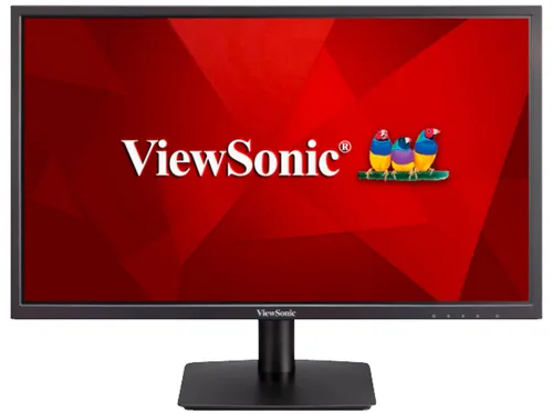 VIEWSONIC Monitor VA2405-H - 24 Zoll Full HD Monitor mit schmalen Rahmen, ideal für Home Office und Gaming mit brillanten Farben und klaren Bildern.