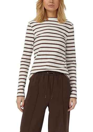 s.Oliver Geripptes Langarmshirt im Slim Fit von s.Oliver