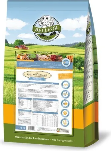 Bellfor Freiland-Schmaus Junior - Huhn - Getreidefrei 2,5 kg