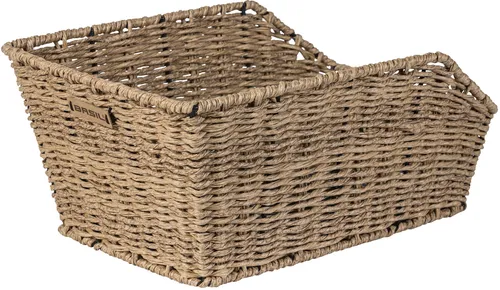Basil Unisex Cento Rattan Look Fahrradkorb in braun von Basil