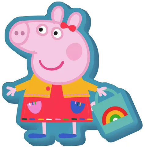 Poduszka Peppa Pig 30x30cm PP17035 Kids Euroswan 8435507847797