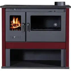 Kaminofen Küchenofen Holzherd BImSchV II Victoria VIKI LUX Bordeaux