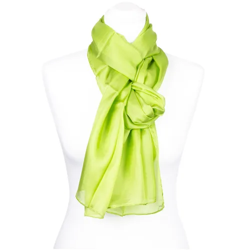 Seidenschal Halstuch in elegantem Grün – 150x35cm - Eleganter Seidenschal in verschiedenen Grüntönen, ideal für jede Jahreszeit. Verleihen Sie Ihrem Outfit einen stilvollen Akzent mit diesem hochwertigen Schal.