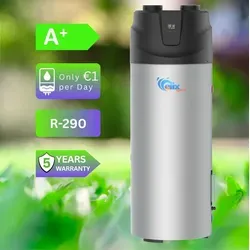 Wärmepumpenboiler 300L – Effizienter Wassererhitzer mit App-Steuerung - Wassererhitzer mit 300L Speicher, extrem niedriger Energieverbrauch von nur 5,6 kWh/Tag und intelligente Steuerung per WLAN für höchsten Komfort.