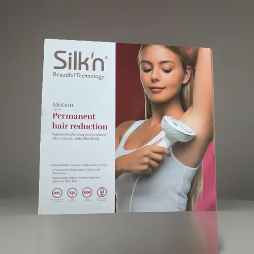 Silk'n Haarentferner - Permanente Haarentfernung für alle Hauttypen - IPL-System für dauerhafte Haarreduzierung mit 350.000 Lichtimpulsen. Ideal für Körper und Gesicht, schnelle Anwendung durch Touch&Glide-Technologie.