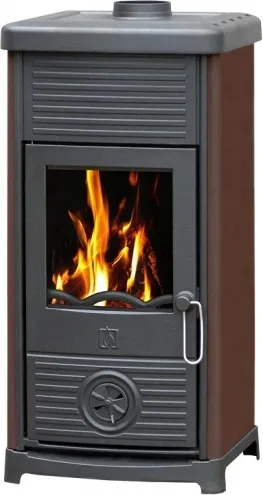 Plamen Kaminofen Maestral N braun Herdplatte, 6,50 kW