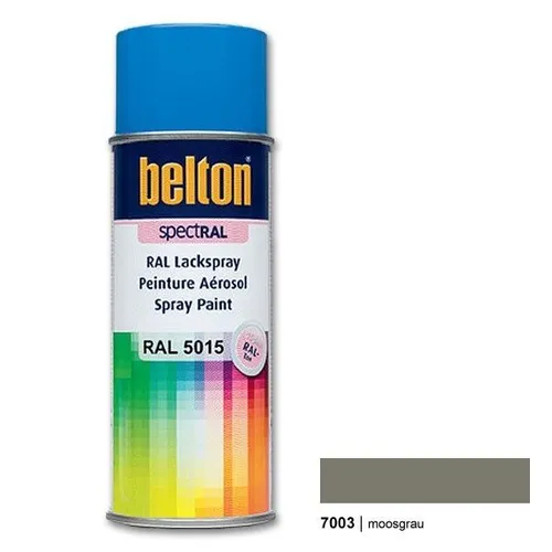  Belton Ral Spray 7003 moosgrau 400 ml Sprühdose hochglanz 13,63€/L