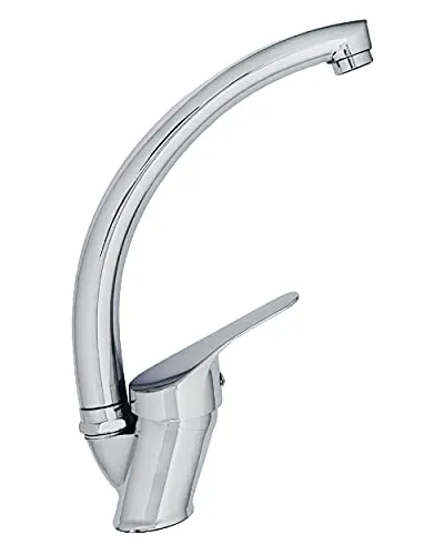 Küchen Küche Armatur Mega aus Edelstahl Hochdruck Wasserhahn, 360° Schwenkbar Küche Mischbatterie Einhebelmischer