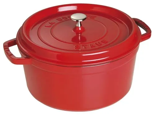 Staub Cocotte Einzelpfanne in rot von Staub