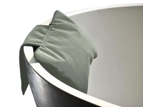 Decor Walther Loft NKHG Nackenkissen für Badewanne, schilfgrau BxHxT 32x21x7cm