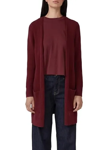 s.Oliver Strickjacke für Damen - Stylische Strickjacke für Damen, perfekt für den Layering-Look und aus hochwertiger, weicher Baumwolle gefertigt.