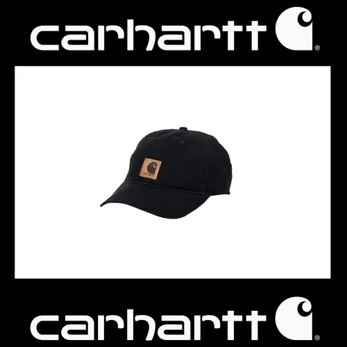 Produktbild CARHARTT Baseballkappe Cap Odessa Canvas Black AH0289