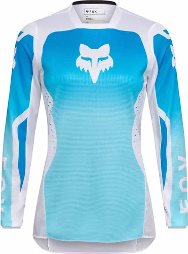FOX 180 Shield Damen Motocross Jersey, blau/weiß, S