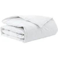 vidaXL Winterdaunendecke 140 x 220 cm - Bettdecken für kalte Tage, gefüllt mit 30% Daunen und 70% Federn für optimale Isolierung. Der 100% Baumwollbezug sorgt für Weichheit und Atmungsaktivität.
