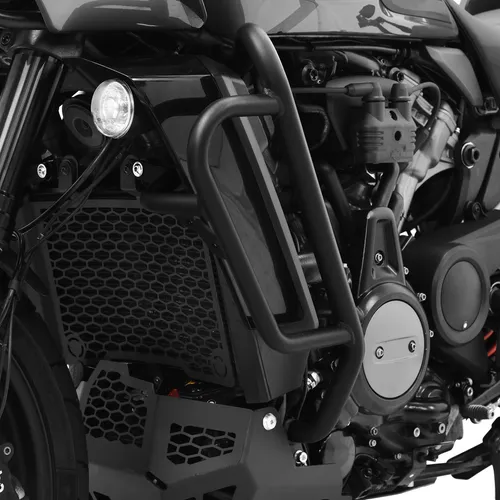 ZIEGER Rahmenschutz Crash Bars Schutzrahmnen kompatibel mit Harley Davidson Pan