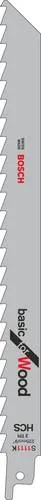 Bosch Accessories 2609256700 Säbelsägeblatt HCS, S 1111 K Basic for Wood Sägeblatt-Länge 228mm 2St.