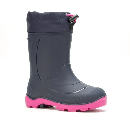 Kamik Kinder Snobuster 1 Gummistiefel - Warm isolierte Gummistiefel für Kinder (Größe 27, blau) - Gummistiefel für Kinder, warm isoliert und perfekt für winterliche Abenteuer im Freien.