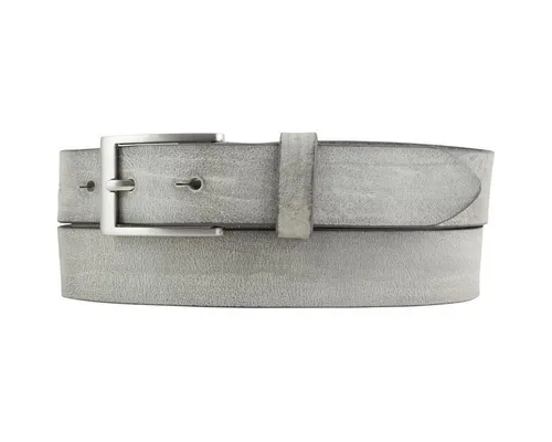 BELTINGER Ledergürtel Herren-Gürtel aus weichem Vollrindleder Vintage-Look 3 cm - Leder-Gürt (1-St) weiches Leder, Gürtelschnalle in Altsilber, Vintage