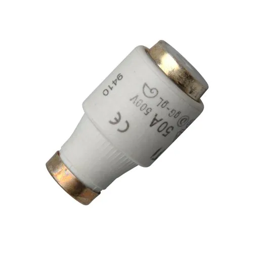 Kopp DIAZED-Sicherungseinsatz DIII, 500-250 V, 50 A, 5 Stück, weiß, 325700016